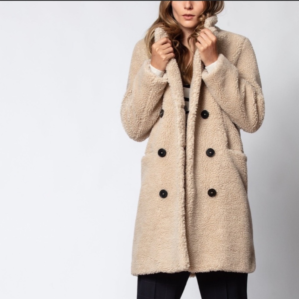 Zadig & Voltaire teddy bear coat